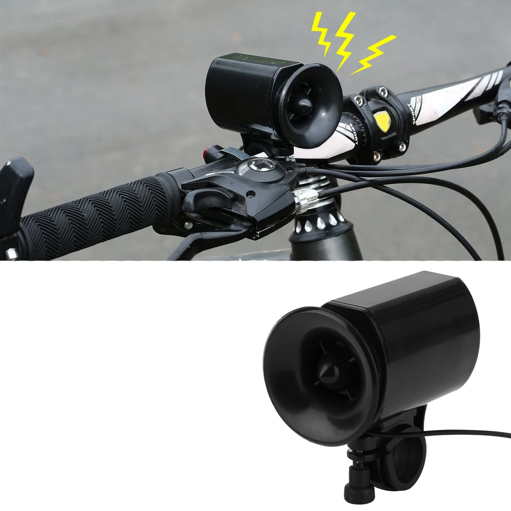 2018 Hot 6 Sounds Electronic Bicycle Bell Loud Alarm Bike Siren Ultra