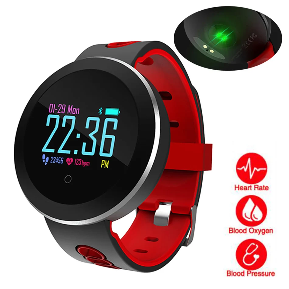 Sport Smart Watch Men Women OLED Touch Screen Pedometer Heart Rate Monitor Fitness Tracker Waterproof Smartwatch For Android IOS Sport Smart Watch Men Women OLED Touch Screen Pedometer Heart Rate Monitor Fitness Tracker Waterproof Smartwatch For Android IOS