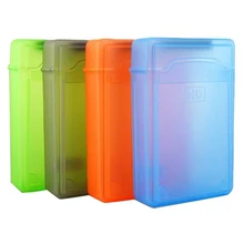 10 PCS 3.5 “Portable IDE Sata HDD External Case Hard Drive Case Hard Case Plastic Protection case Random colors