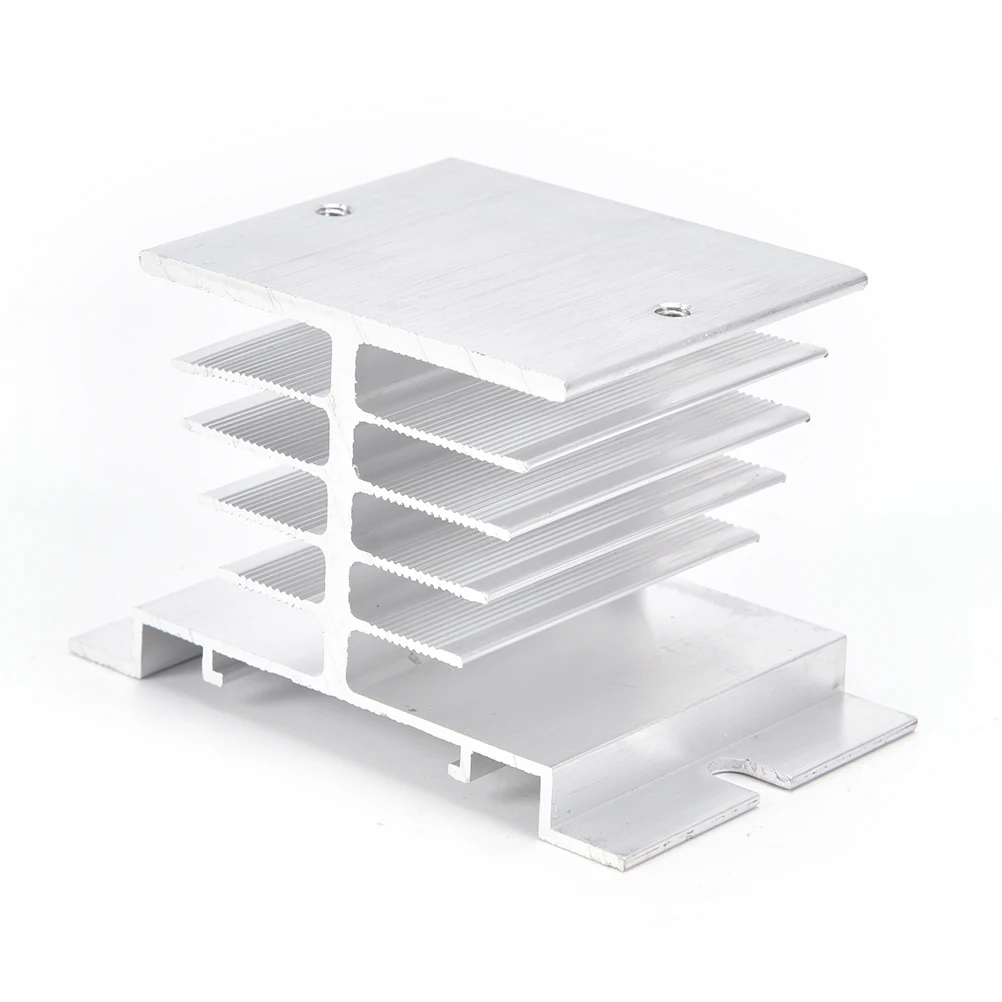 

1Pcs Newest,Single Phase Solid State Relay SSR Aluminum Heat Sink Dissipation Radiator Suitable for relay