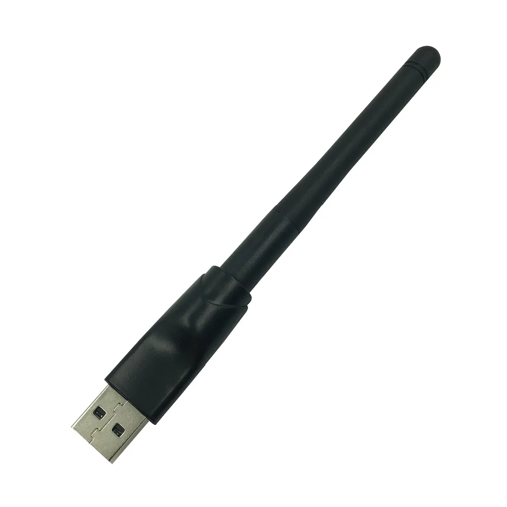 [10 шт.] Wi-Fi антенна с USB RT5370 с чип Ralink 150 Мбит/с 2,4 ГГц 802.11b/g/n USB2.0 Беспроводная USB адаптер 5370 Wi-Fi полиэтиленовый пакет упаковка