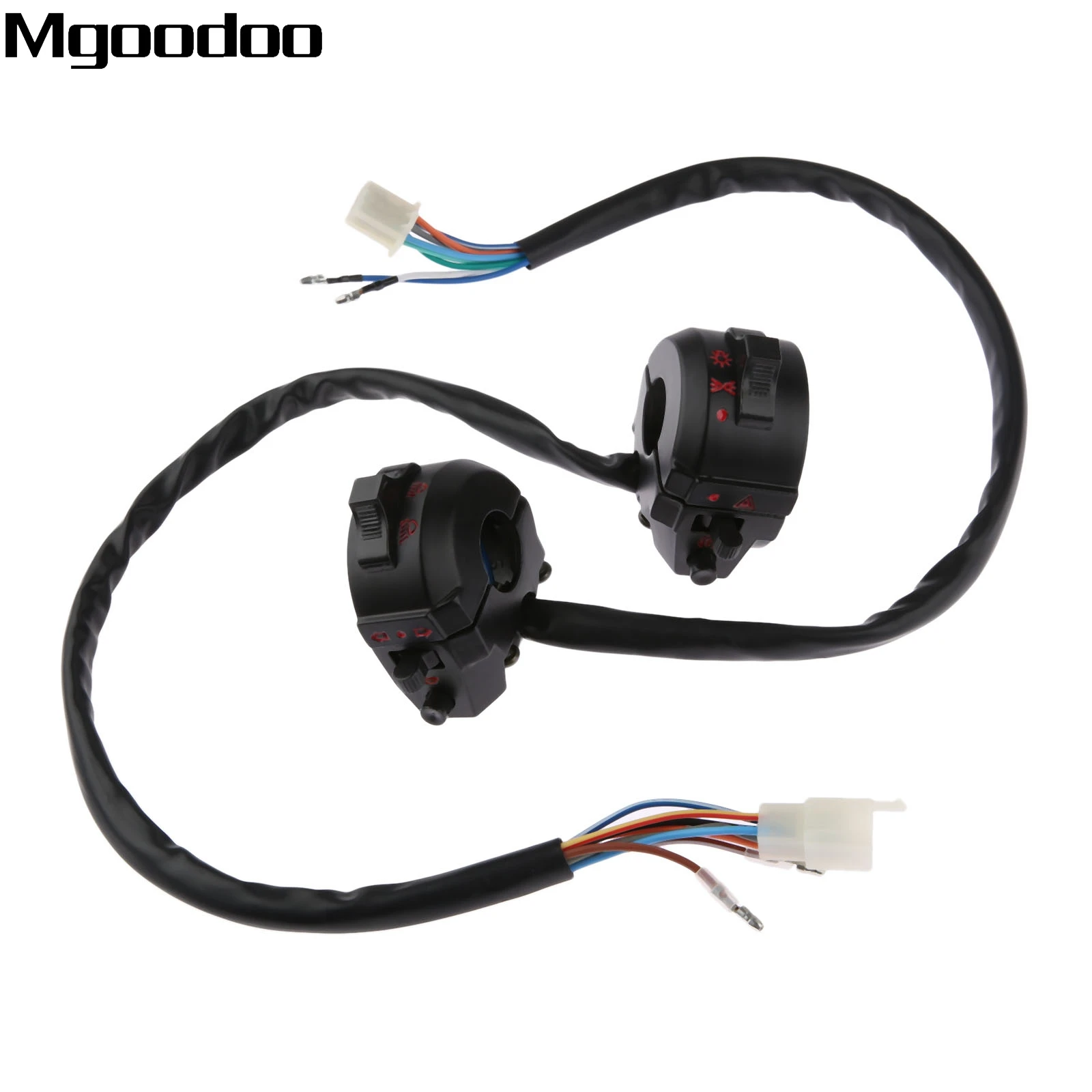 Najtaniej Nowy motocykl ATV 22mm kierownica z lewej prawej stronie sterowania przełącznik wysokiej niskiej belki światła kierunkowskazów Horn przełącznik 7 8 \