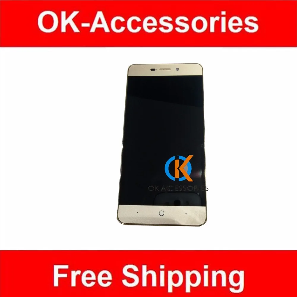 

100% High Quality For ZTE A452 LCD Display+Touch Screen Digitizer Assembly Only Gold Color 1PC/Lot With Tools