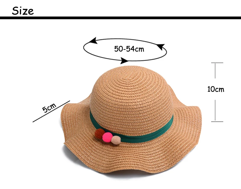 Straw Hats Summer Baby Sun Hat