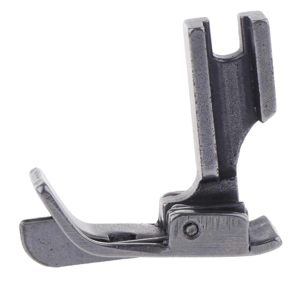 Silver Steel Industrial Sewing Machine Feet Hinged Presser Foot Sp-18 with Right Guide  Size 1/32 1/16 1/8 5/32 3/16 1/4