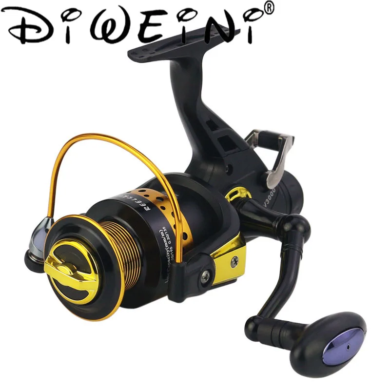 

Metal Spool Wheels Spinning Reel 5.2:1 13+1 BB 3000-8000 Series Front and Rear Brake Fishing Reels