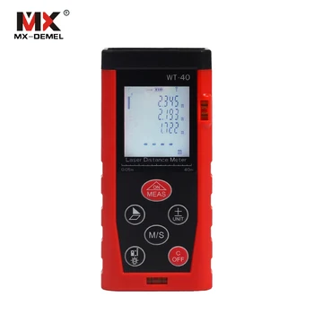 

MX-DEMEL 40M Digital Laser Range Meter Mini Laser Distance Meter Tester Diastimeter Memory Func Area Volume Laser Level