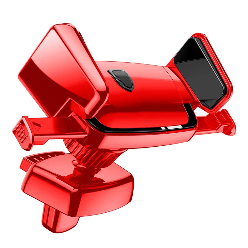 Автомобильный держатель для телефона Baseus для iPhone, samsung, Xiaomi, универсальный автомобильный держатель, 360 градусов, автомобильный держатель для мобильного телефона - Цвет: Красный
