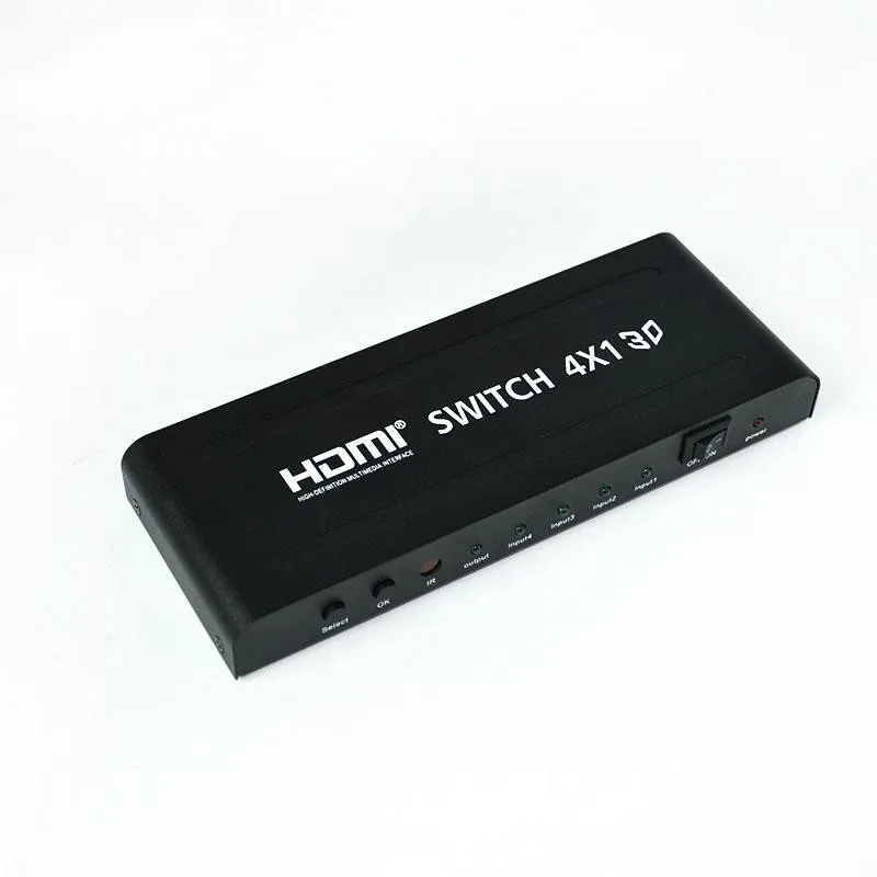 4 port HDMI Switch 4x1 Switcher Converter Adapter Support Audio 3D Video 720p 1080i 1080p Picture-in-Picture (PiP ) function_0