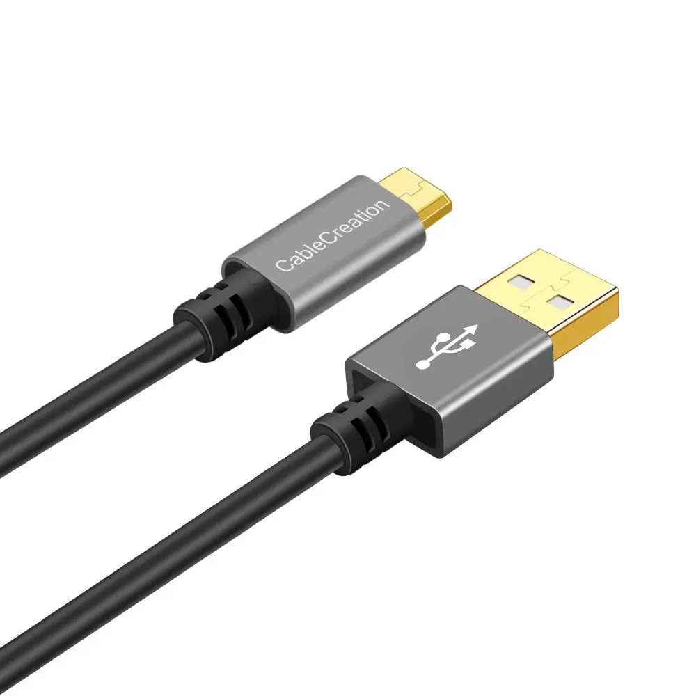Спиральный USB 2,0 кабель USB A к Micro usb кабель для зарядки и передачи данных совместимый Android смартфон стены и автомобильное зарядное устройство Черный