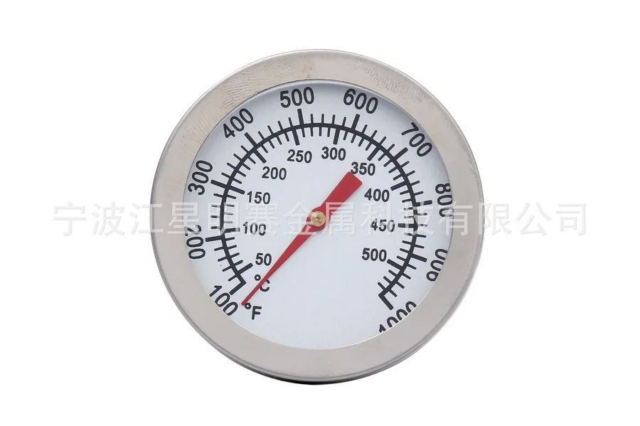 

DHL 100pcs 50-500C Stainless Steel BBQ Barbecue Grill Thermometer Temperature Gauge