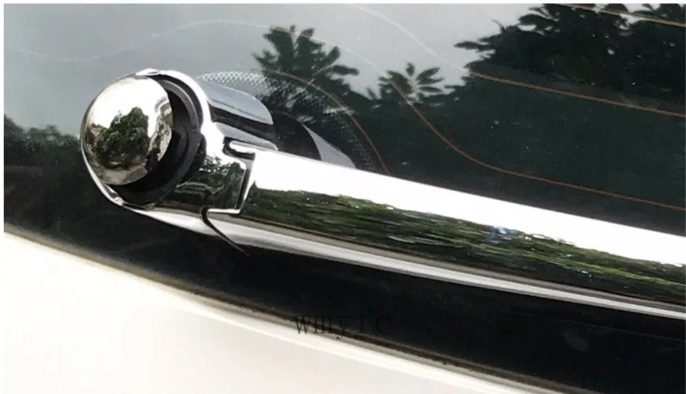 Для Volkswagen VW Tiguan автомобильная крышка стеклоочистителя заднего стекла отделка Хвостовая щетка для лобового стекла Маска ABS хром 3 шт. 2010