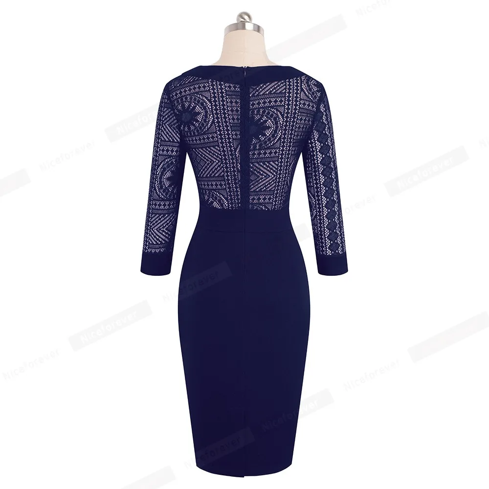 Хороший навсегда Винтаж Вышивка Кружева Sexy See through рукавом носить на работу vestidos