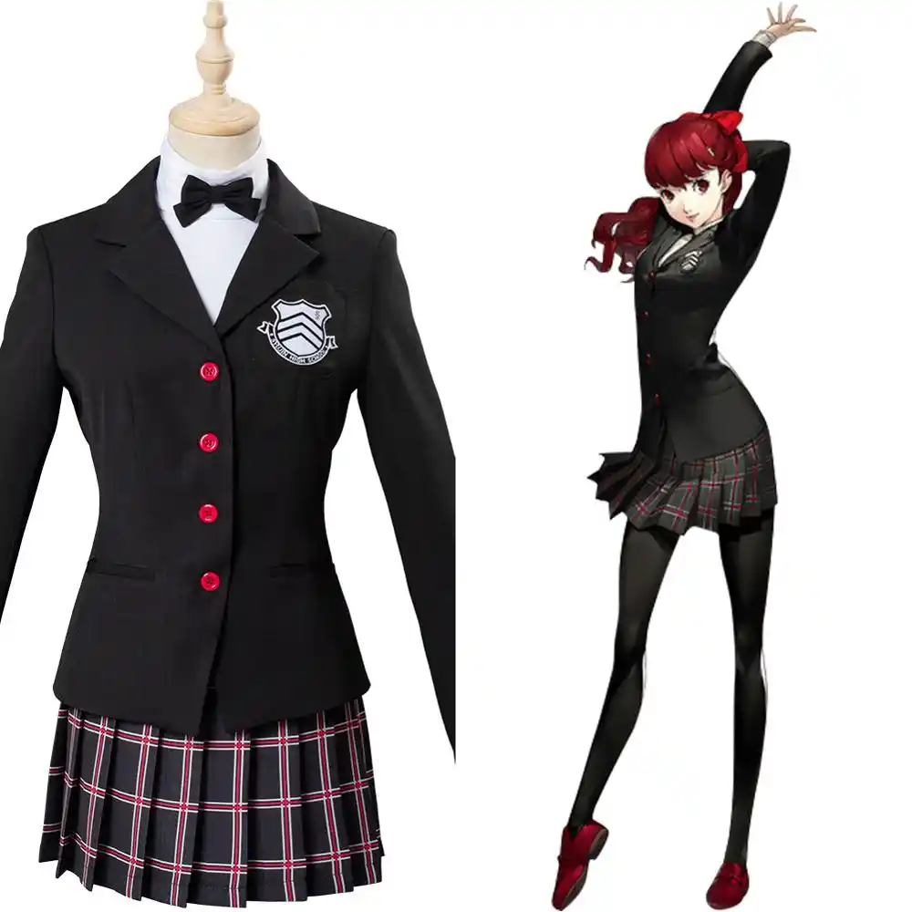 ペルソナ5コスプレ王室yoshizawaかすみコスプレ衣装制服コスチュームコートフルスーツハロウィンカーニバル衣装 Anime Costumes Aliexpress