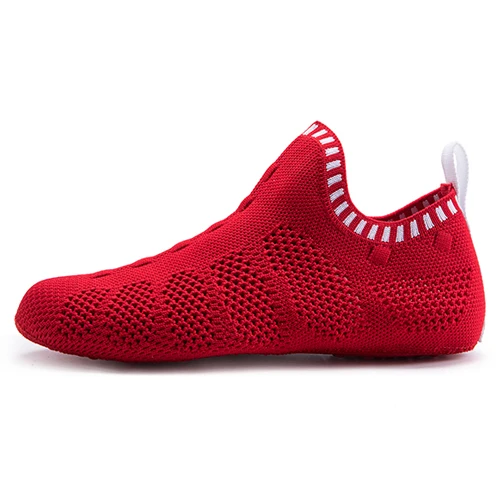 Onemix/Новинка; домашняя обувь; домашние кроссовки для бега; тапочки; спортивные носки; домашние тапочки; обувь для вождения; туфли для занятий йогой - Цвет: White Red