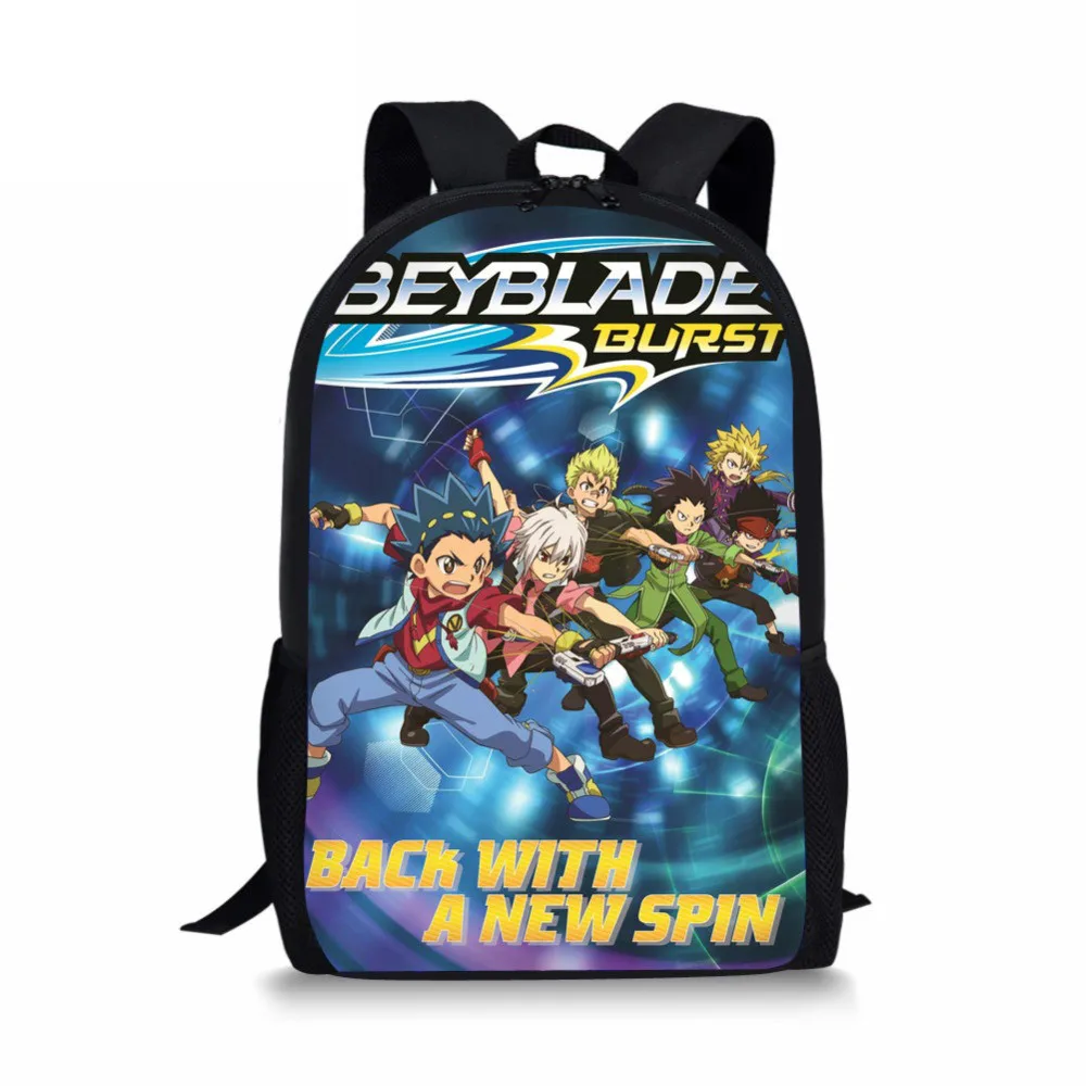 

THIKIN Cartoon Beyblade Burst Printed Teenager Girls Boys School Bag 3pcs/set Students Book Bag Schoolbag Backpack for Children