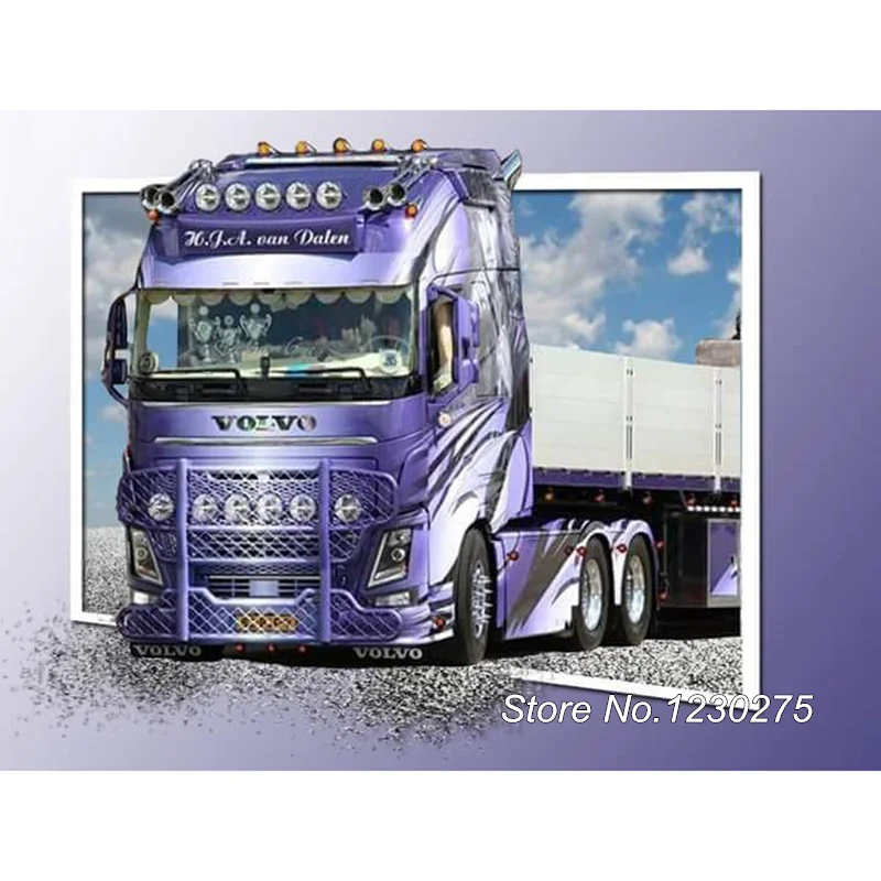 

big truck pattern Diamond Embroidery DIY Needlework Diamond Painting Cross Stitch 5D Rhinestones Mosaic Home Decor BD696