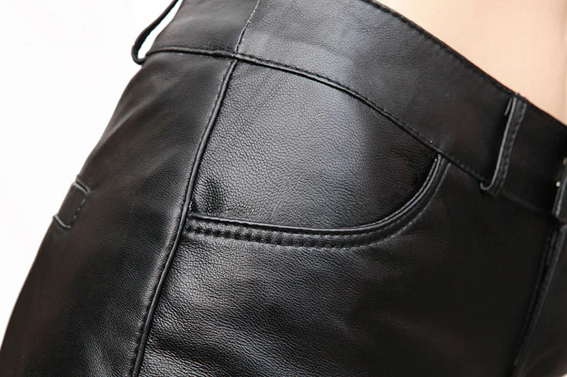 Svadilfari оптом 100% Высококачественные шорты из натуральной кожи 2017 весенние летние шорты черные шорты из овчины женские размеры M-3XL