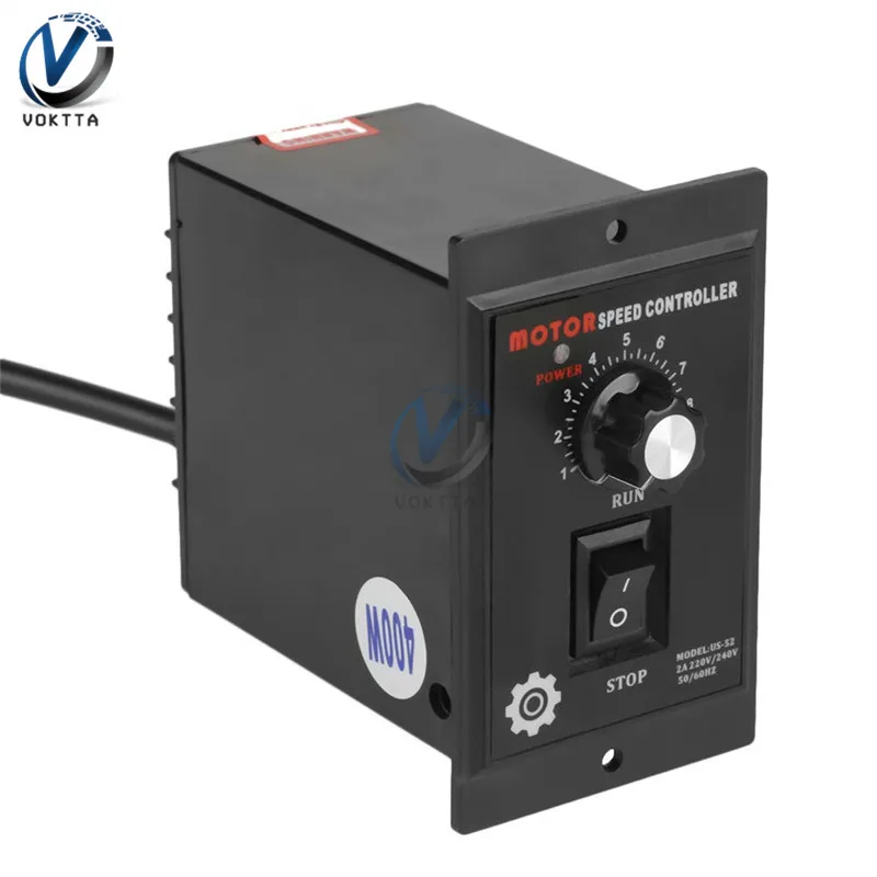AC Motor Speed Controller 400W 220V AC Motor Speed Controller Forward Reverse For Packaging Printed Food