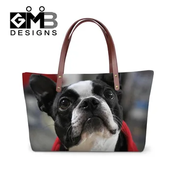 

2016 Luxury Women Designer Handbags 3D Dog Cat Print Hand bags Ladies Large Messenger Bag Funny Animal Travel Bags Beach Bag