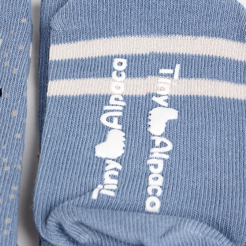 4 Pairs Cartoon Alpaca Kids Socks Animal Infant Cotton Socks Spring Autumn Baby Girls Boys Floor Socks Comfort Children Clothing (26)