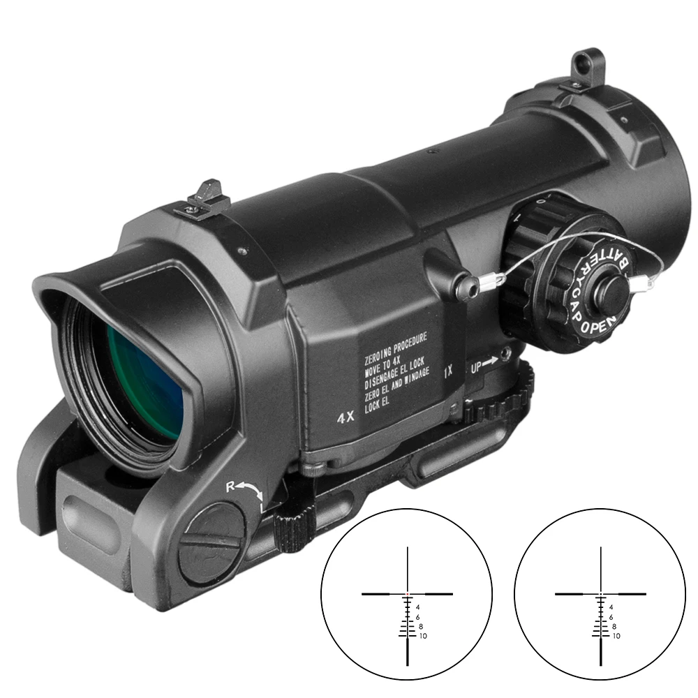 

Tactical Wide Angle Scope 1x-4x Sight Fixed Dual Purpose Scope for Rifle Hunting Scopes for Rifle Caza