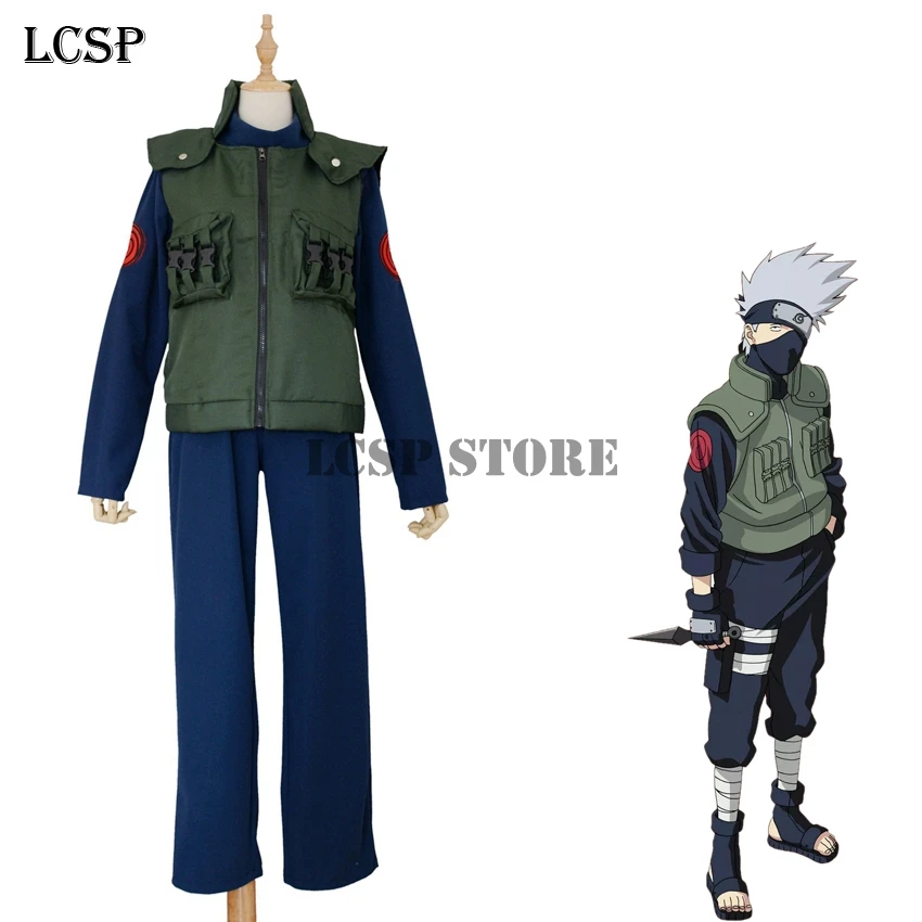 LCSP NARUTO Hatake Cosplay de Kakashi traje Anime japonés conjunto completo  Ninja uniforme Qutfit ropa|Disfraces de anime| - AliExpress