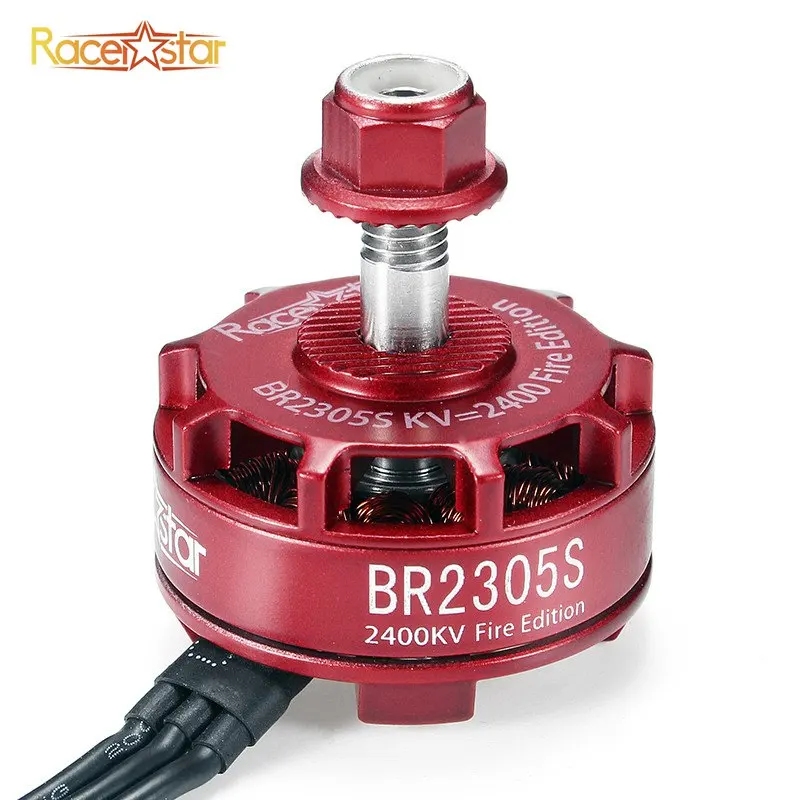 Original Racerstar 2305 BR2305S Fire Edition 2400KV 2-5S Brushless Motor For X210 X220 250 300 Racing Frame | Игрушки и хобби