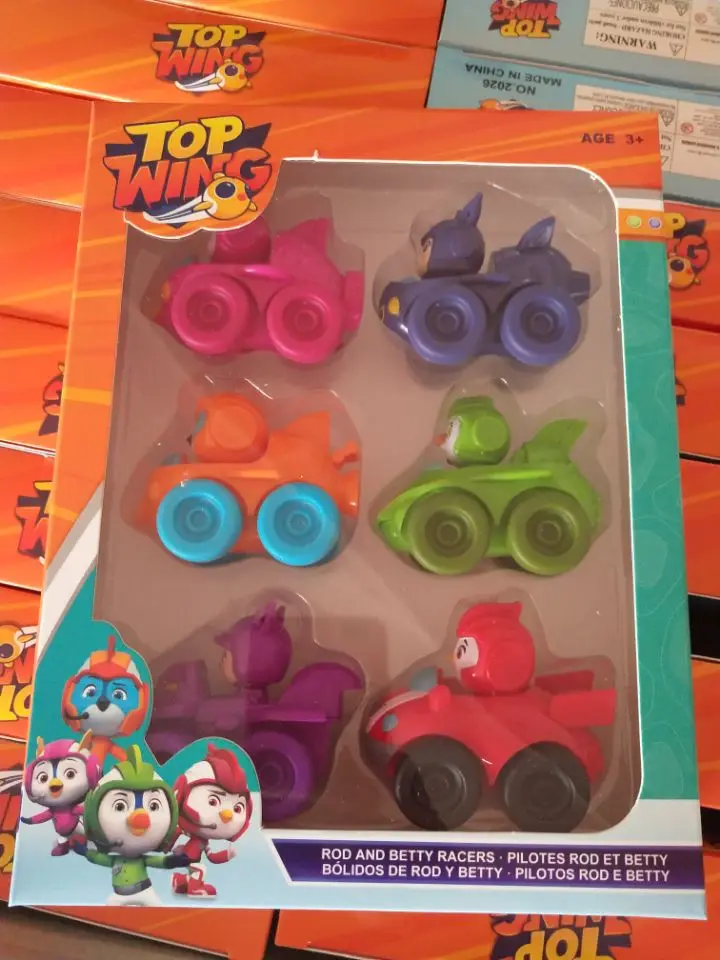 

2019 New 6pcs/set Top Wing Action figures toys Back of the car Kids Gift Collection Model Dolls Children's Toys
