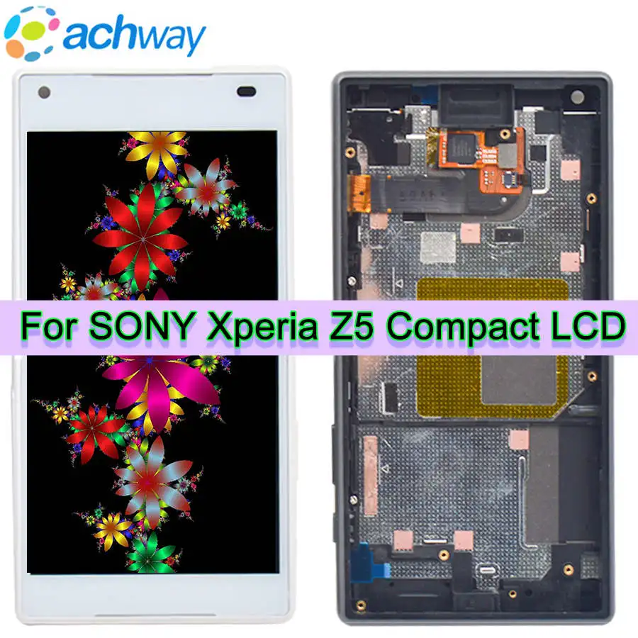 ORIGINAL 4.6 LCD For SONY Xperia Z5 Compact Display E5803 Touch Screen Digitizer E5823 Replacement Sony Mini | Мобильные телефоны и
