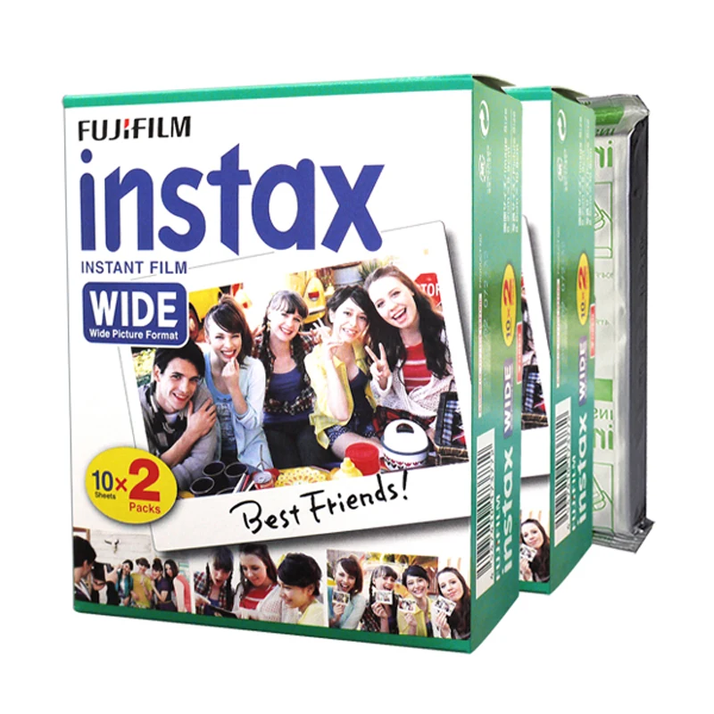 Пленка Fujifilm Instax Wide Instant White Edge 50 для Fuji Camera 100 200 210 300 500AF | Электроника