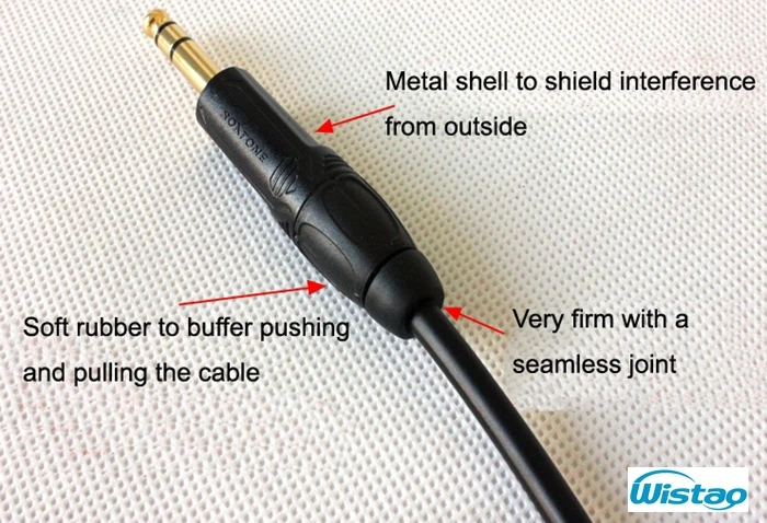 IWISTAO TRS Balanced Signal Cable HIFI Record Canare Professional Broadcast Cable Stereo 6 35 Plug for Headphone Monitor Speaker