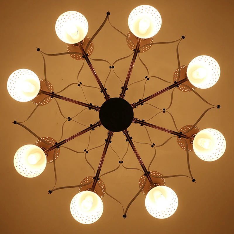 

Modern creative 16 head Pendant light 8 arm Toolery E14 LED bulb LED droplight Living Home Lighting Fixture shop free EXPRESS