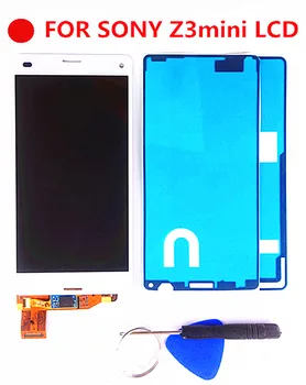 

ORIGINAL Touch Screen LCD For SONY Xperia Z3 Compact Display Frame Z3 Mini D5803 D5833 Digitizer For SONY Xperia Z3 Compact LCD