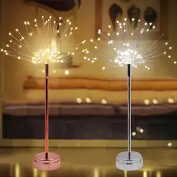 Романтический фейерверк светодиодный Сказочный свет на батарейках для вечерние Декоративная гирлянда лампа Свадебный декор