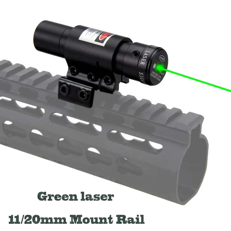 Тактический Зеленая точка зеленый лазерный комбинированный прицел пистолет компактный Вивер Пикатинни Крепление 11/20 мм охотничья оптика для пистолет страйкбол