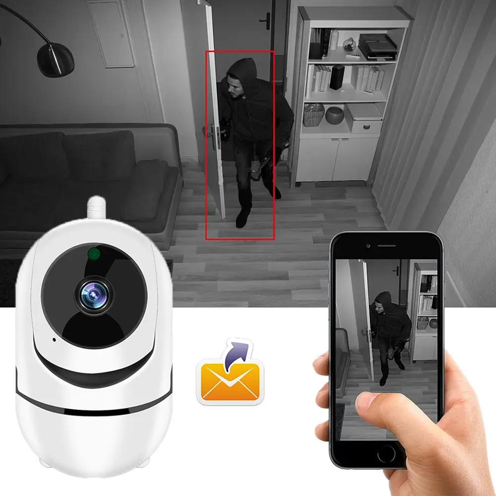 Беспроводная Wi Fi IP камера 1080P ночное видение видеонаблюдения облачная 720p 2mp 1mp PTZ