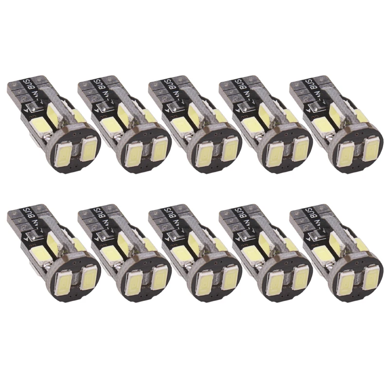 4 шт./лот автомобильные грузовые T10 W5W 194 5630 10SMD 10Led светильник Авто 5730 без ошибок лампа габаритный фонарь светильник чтения светильник 12v Подсветка салона