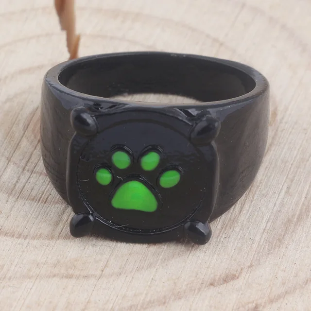 Miraculous Ladybug Cat Noir Adrien Black Ring Glow Dark Chat Ring Cosplay Prop Aliexpress Mobile