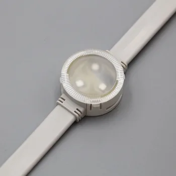 

200pcs/lot, 30mm diameter UCS2903 RGB full color pixel module;DC12V input;3leds inside;20pcs a string;IP68 rated