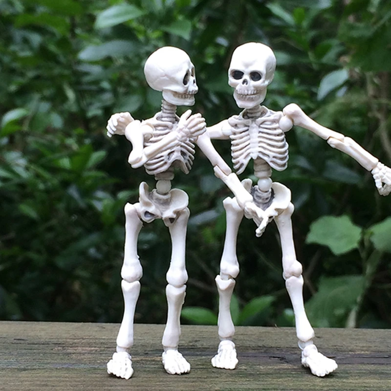 

Party Movable Mr. Bones Skeleton Human Model Skull Full Body Mini Figure Toy Halloween Zombie Horror Gags & Practical Jokes
