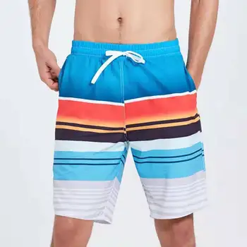 

SBART Men's Summer Beach Pants Speed-Dry Pants Floral Shorts Plus-Size Beach Pants Casual Hipster Pants Swimming Surfing