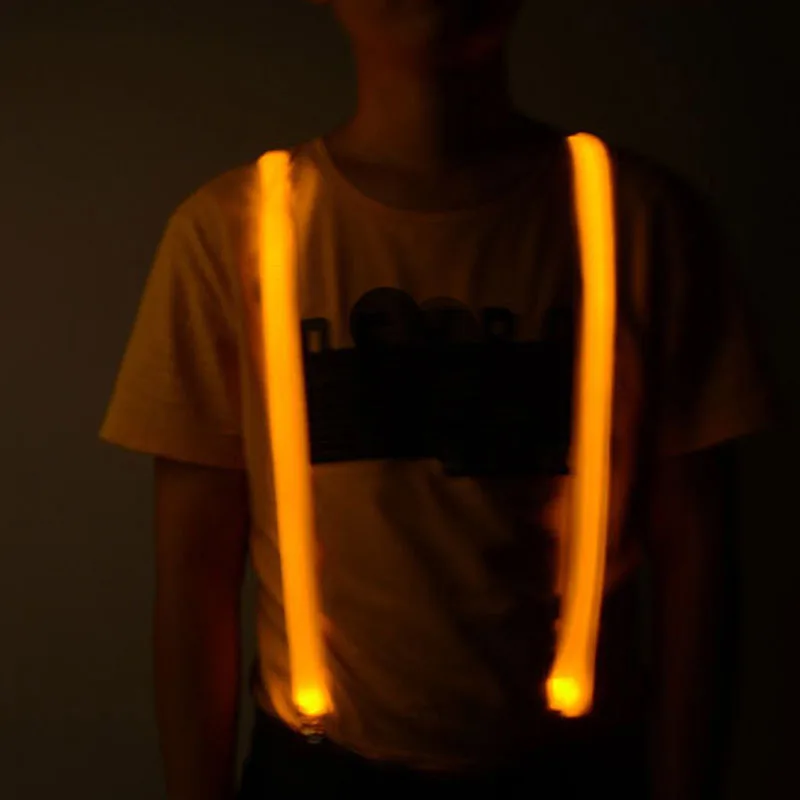 

Super Bright Led suspenders Unisex Flashing Adjustable Light up Suspender For Outdoor Night Cycling Running Riding