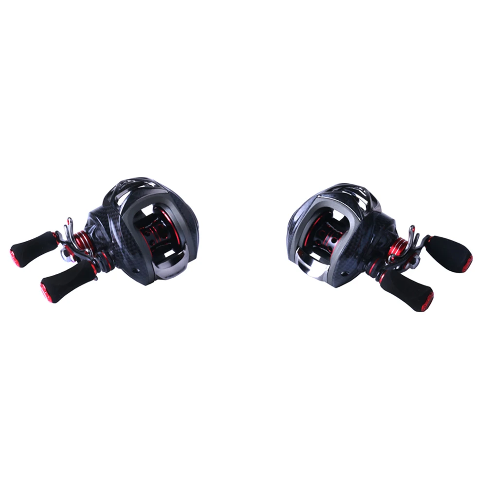 

Bait Casting Reels Left Right Hand Fish Wire Low Profile Reel Magnetic Brake Fishing Weel 18+1 Bearing Metal