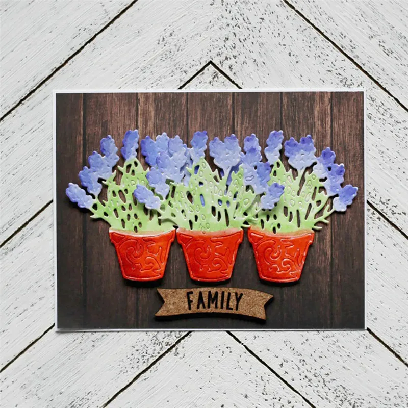 InLoveArts Flower and Basket Metal Cutting Dies New for Bonsai Scrapbooking Card Making DIY Embossing Cuts Crafts Template | Дом и сад