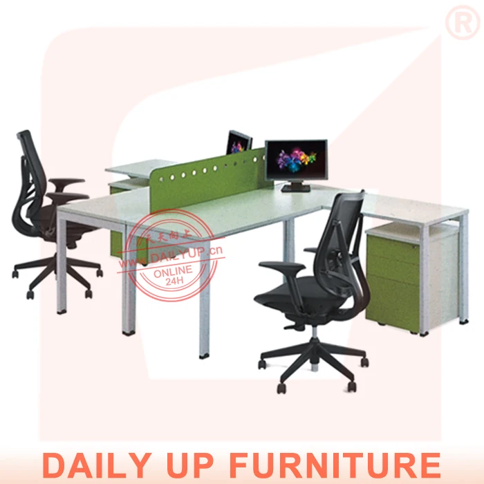 office table designs in wood with 2 partitions modern executive desk