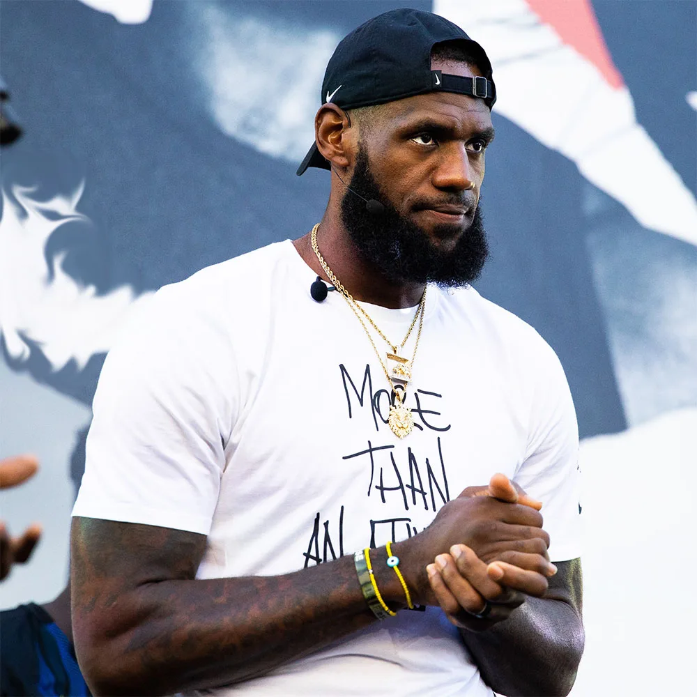 Футболка с надписью «More Than An Athlet LeBron James LA», Хлопковая мужская футболка, новая мужская футболка, Мужская модная футболка унисекс