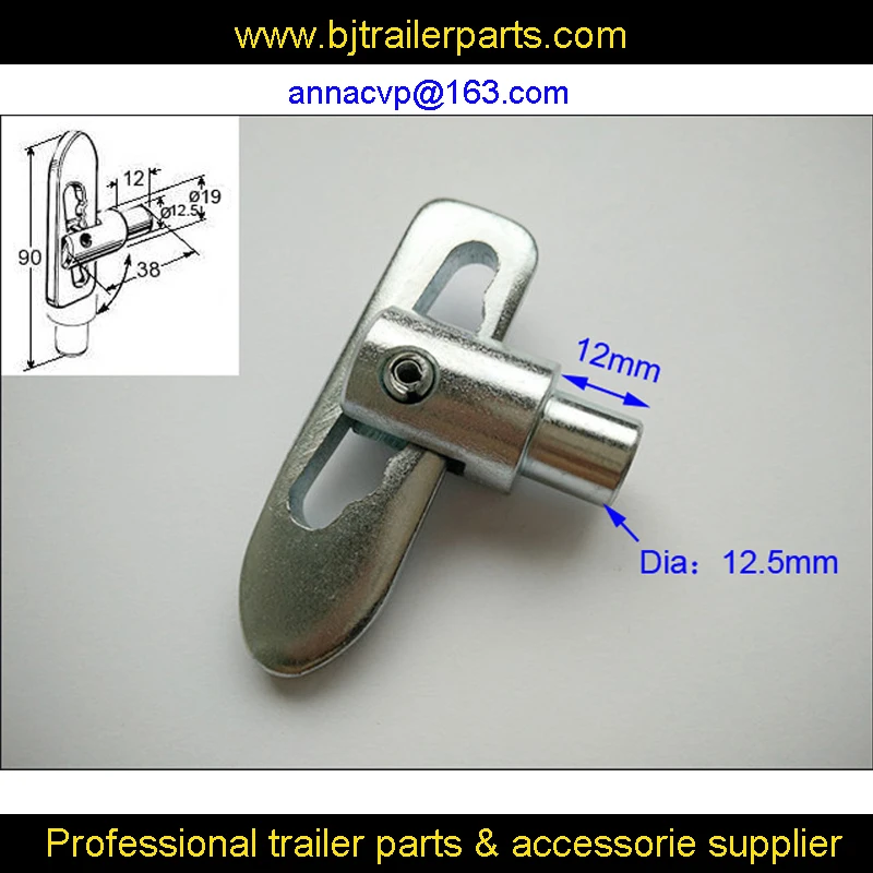 CVP Anti Luce Drop Catch Latch Lock Tail Gate Fastener Trailer Horsebox