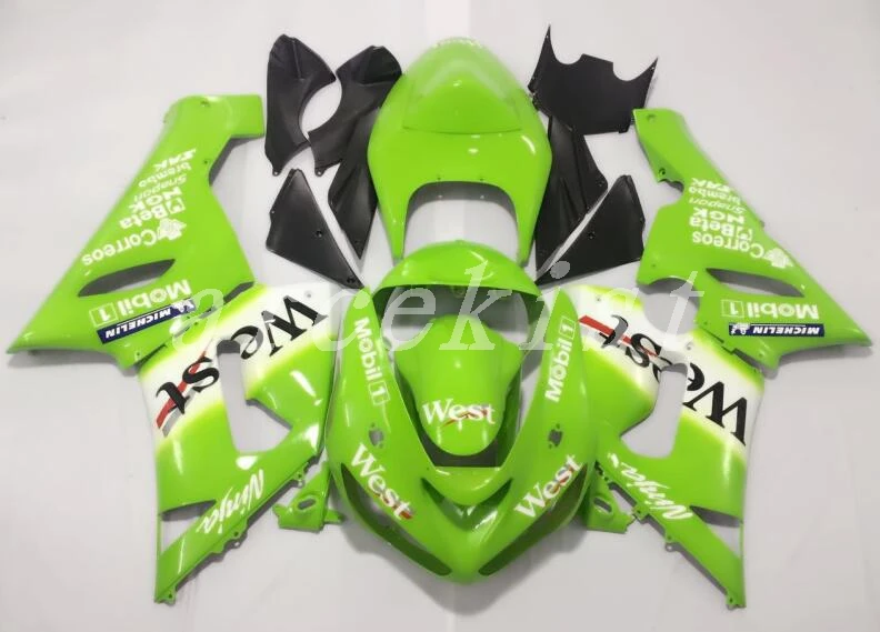 

New Abs Fairings Kit Fit for kawasaki Ninja ZX6R 636 2005 2006 05 06 6R ZX-6R 600CC Bodywork set custom green west