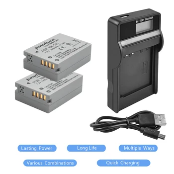 

2x NB-10L NB10L NB 10L Digital Camera Battery Pack+LCD Charger for Canon G1X G15 G16 SX40HS SX50HS SX60HS SX40 SX50 SX60 HS L20